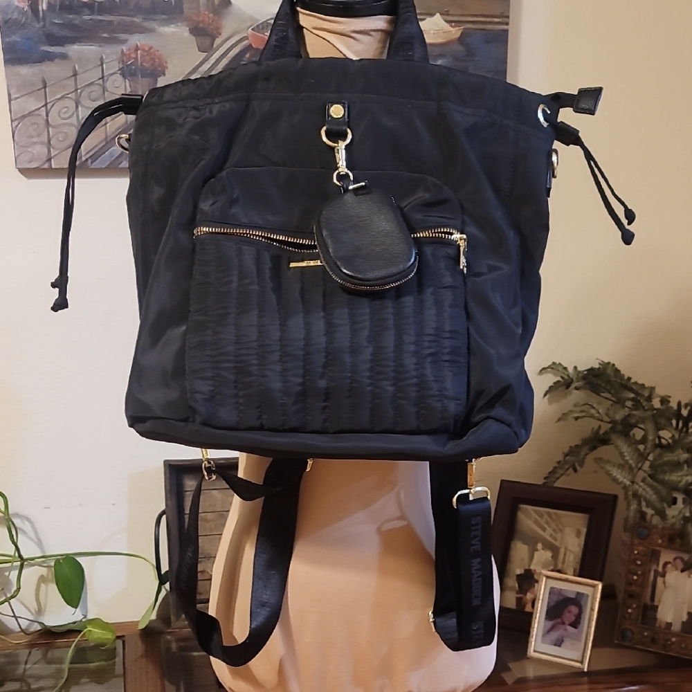 STEVE MADDEN Stylish Black Women's Bag